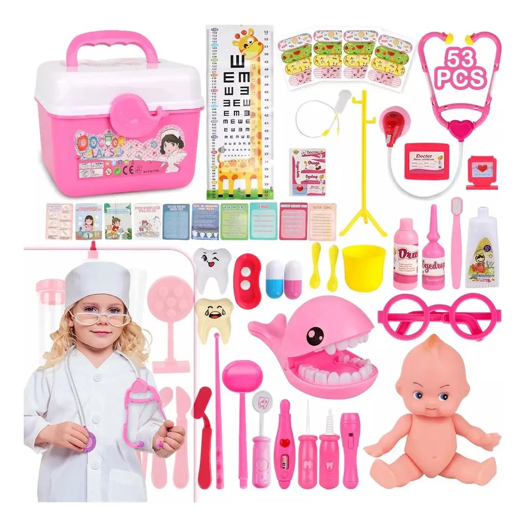 Kit de Juguetes de Doctora Rosa para niños